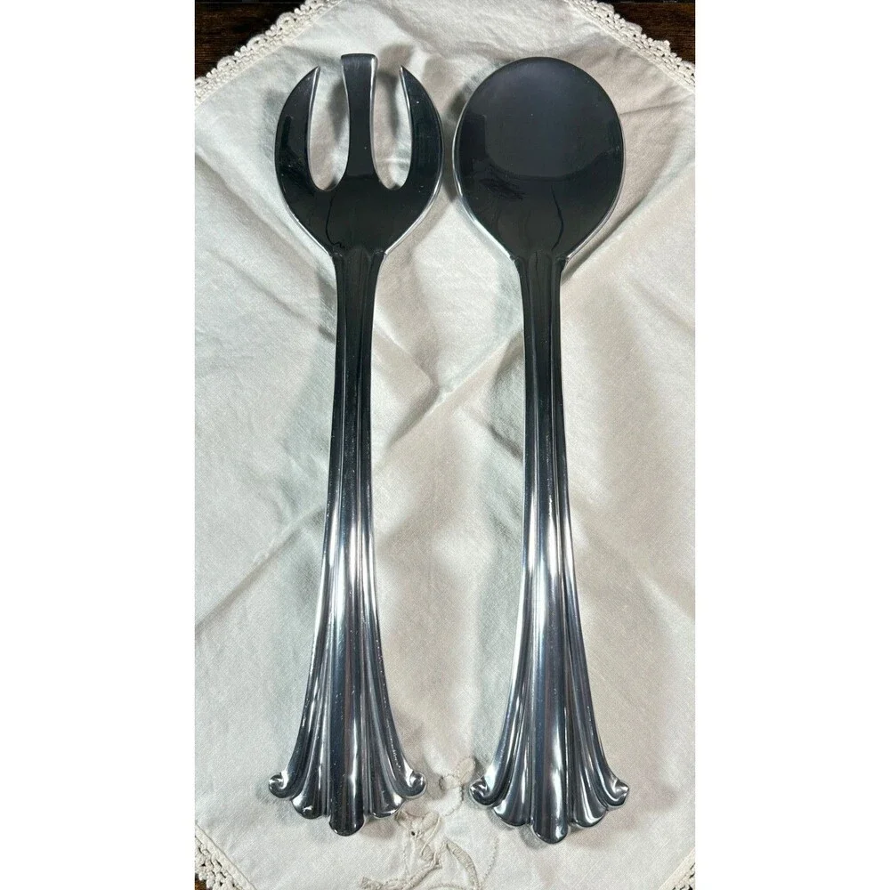 Lenox Bancroft / Marquette 13.5 Stainless Steel 2-Piece Salad Serving Set